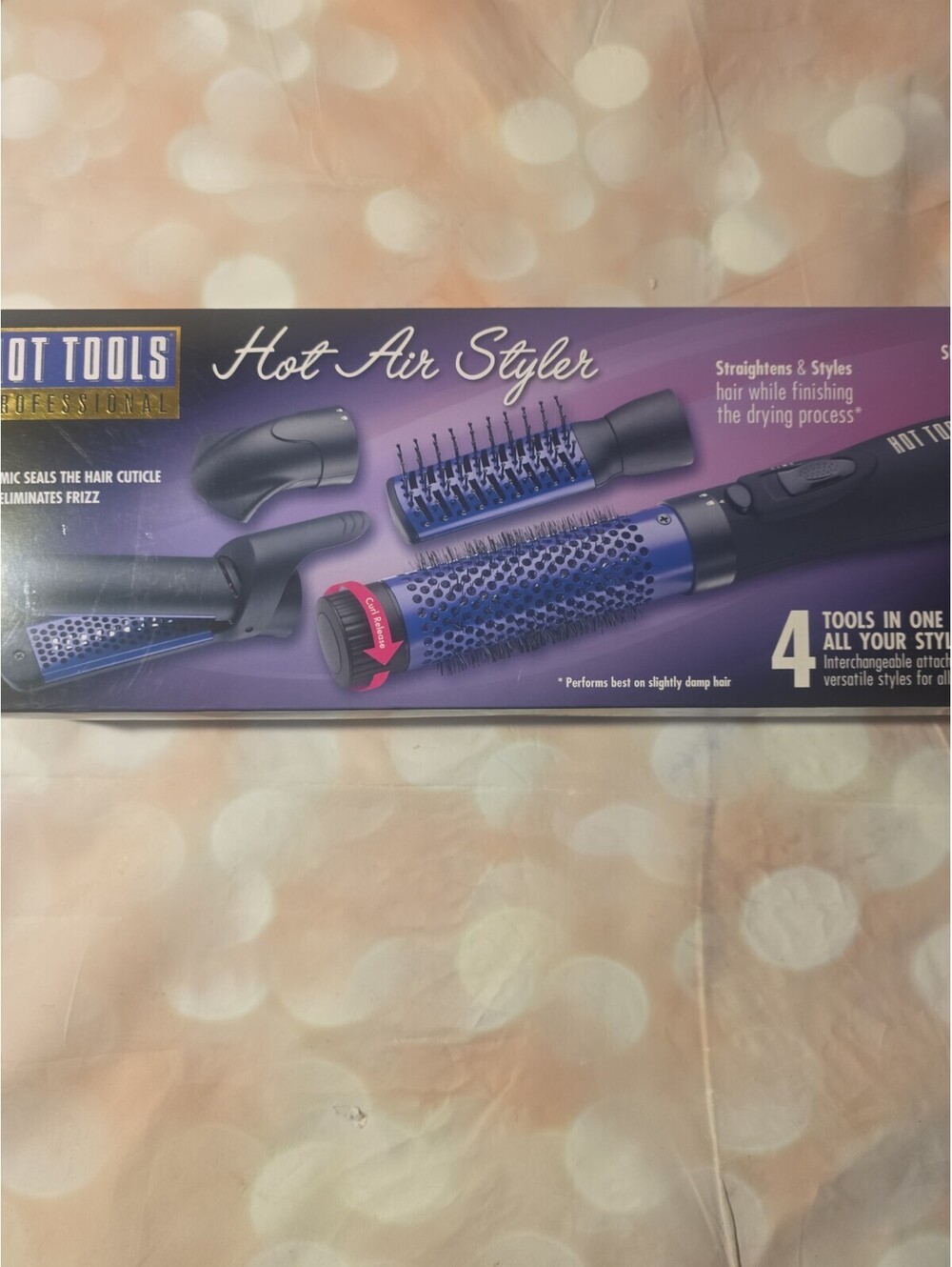 Hot Air Hair  Dryer And Styler, 4-in-1, Straightens And Styles